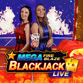 Mega Fire Blaze Blackjack Live Playtech