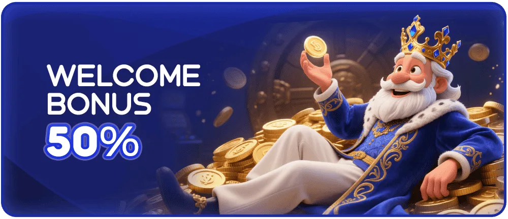 100% Welcome Bonus cover banner